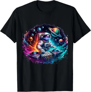 Astronaut Psychedelic Music DJ Psytrance Techno EDM Festival T-Shirt