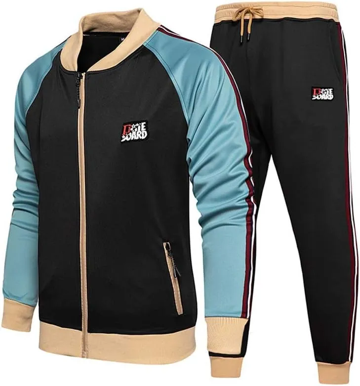 Litteking Men's Tracksuits 2 Piece Outfit Casual Long Sleeve Sweat Suit Set Full Zipper Sports Jogging Suits