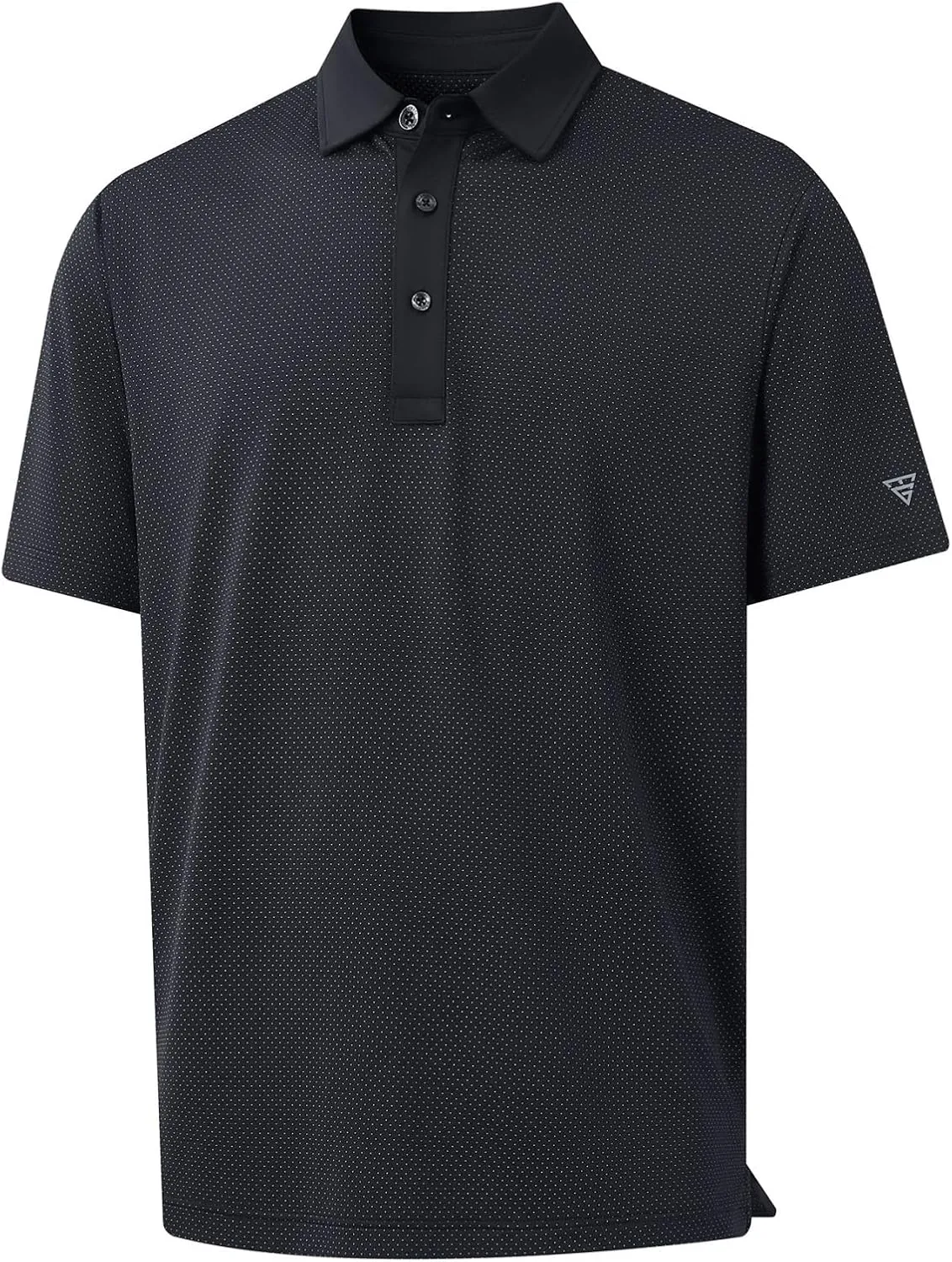 M MAELREG Mens Golf Shirts Moisture Wicking Dry Fit Business Casual Stretch Jacquard Short Sleeve Golf Polo Shirts for Men