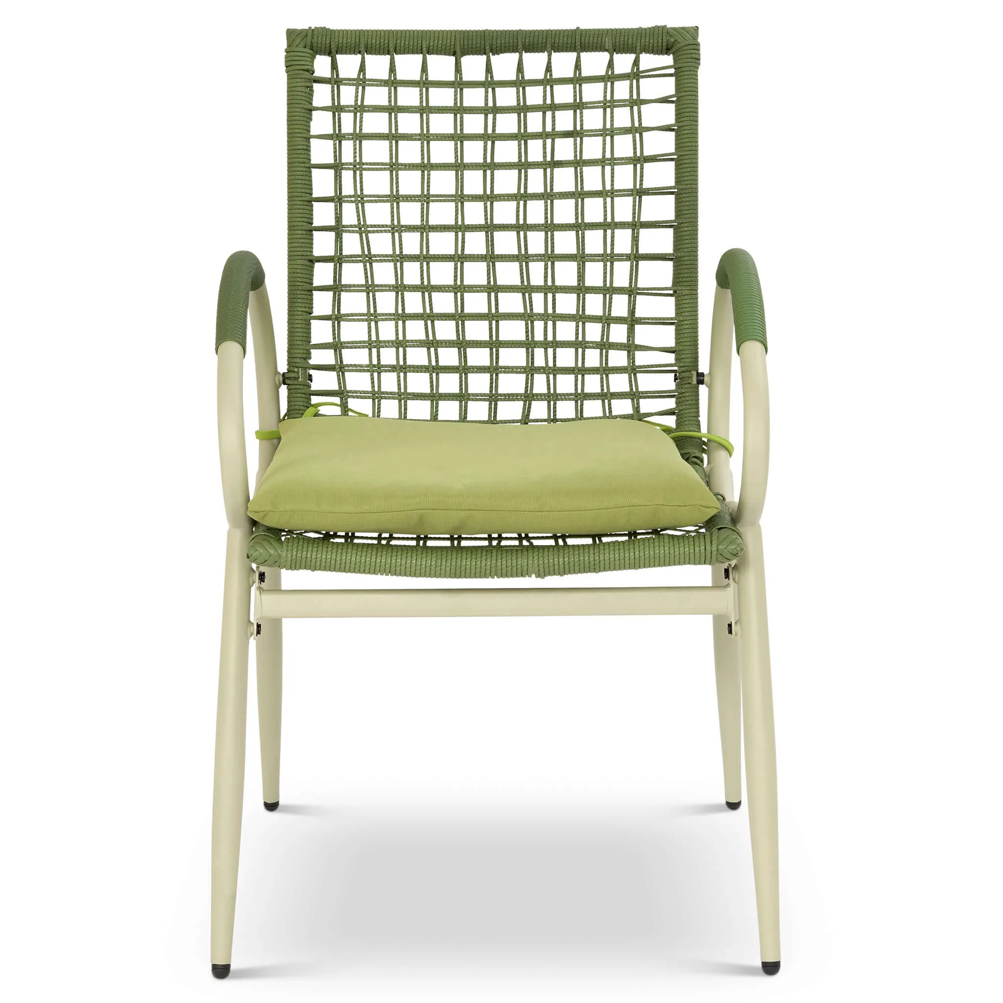 Nissi Outdoor 5-Piece Rattan Dining Set - Grey or Green
