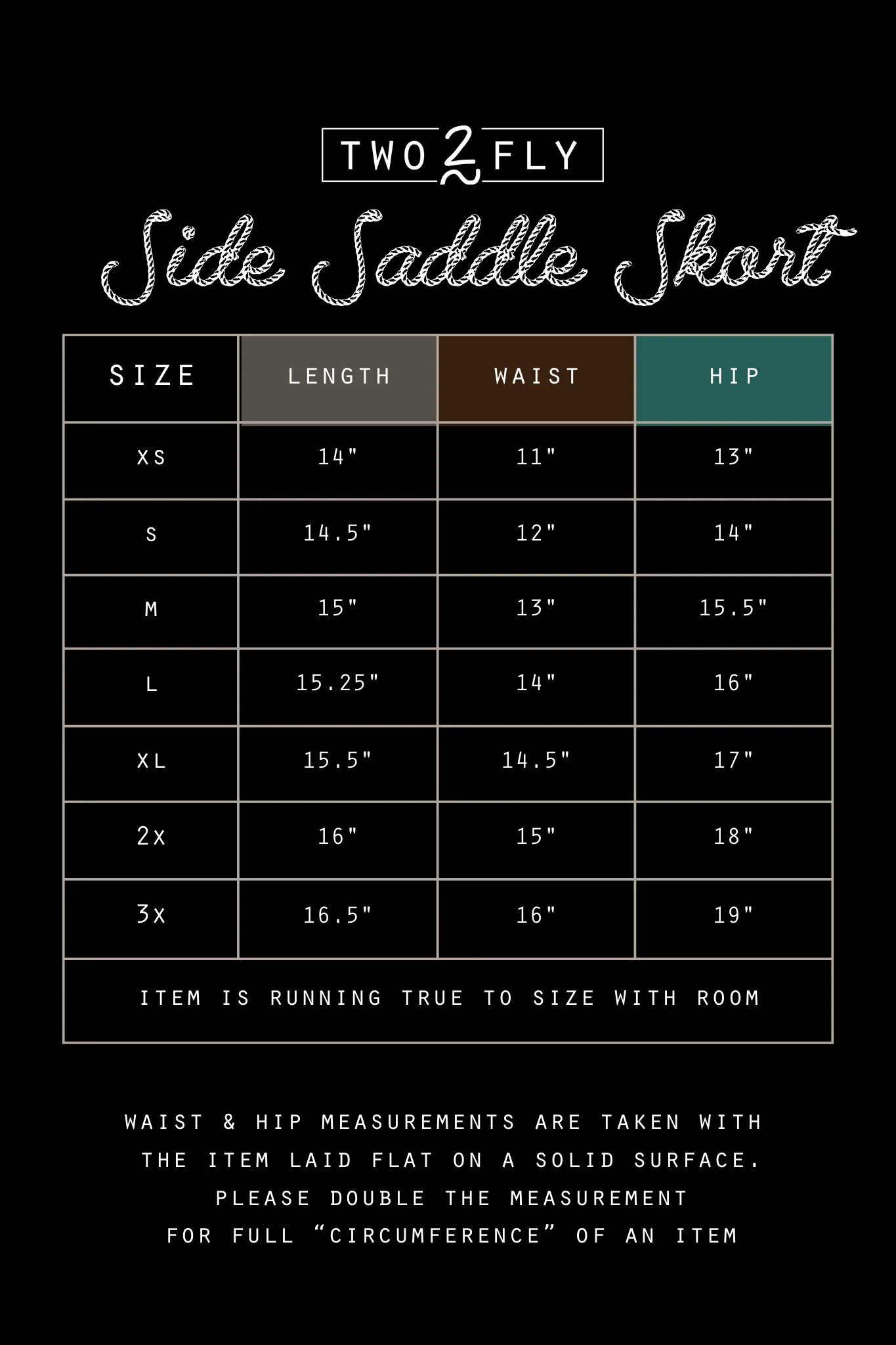 SIDE SADDLE SKORT
