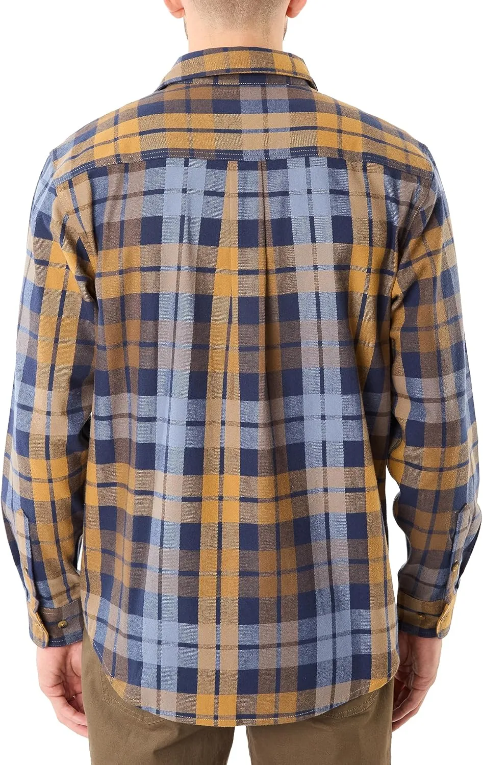 Smith's Workwear Men's Plaid Flannel Shirt