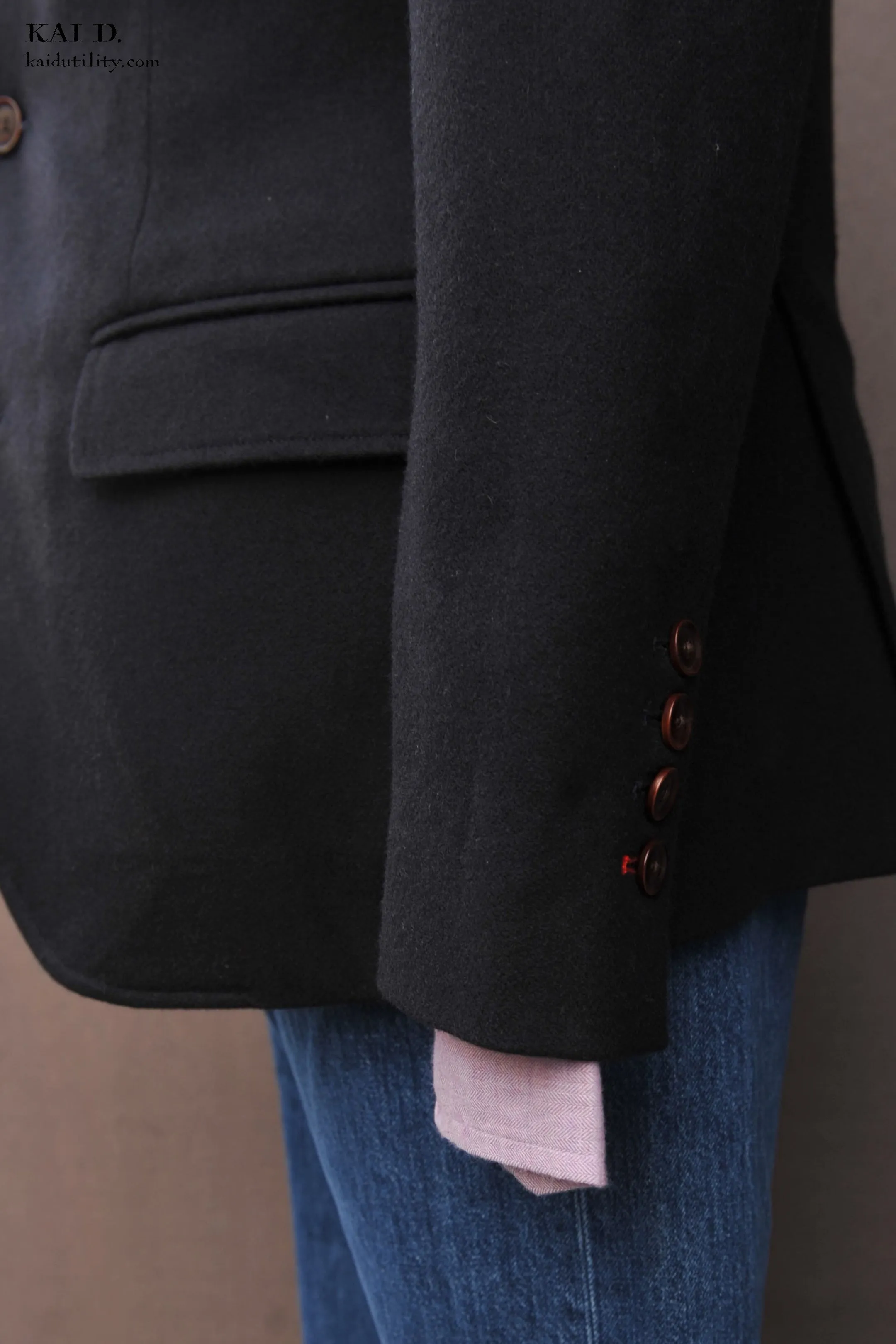 Wool Cashmere Dawson Blazer - M