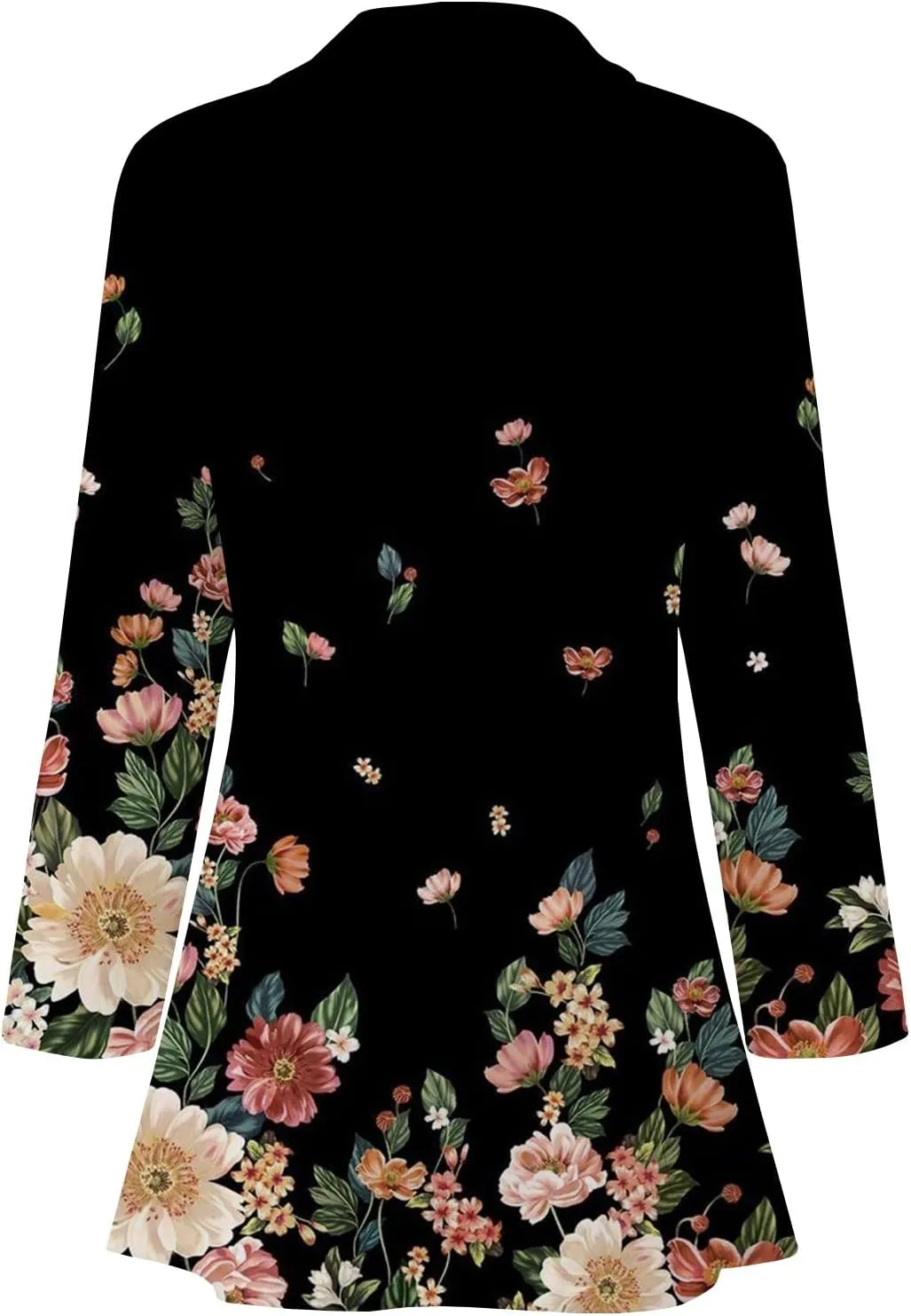 ZEFOTIM Women Blazer Fitted Fashion Plus Size Floral/Striped Coat Trendy Business 2024 Blazer